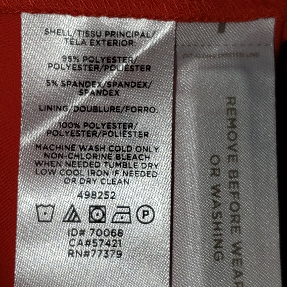 Ann Taylor Sleeveless Red Twist Dress - Picture 5 of 5